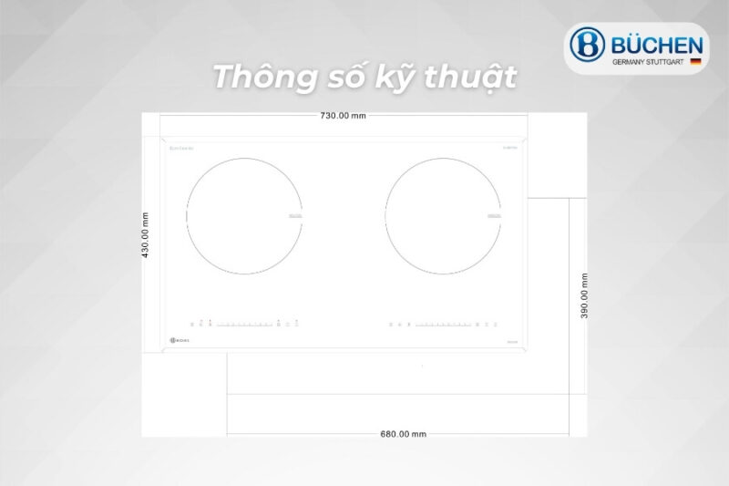 Bếp từ Buchen BUC335ID