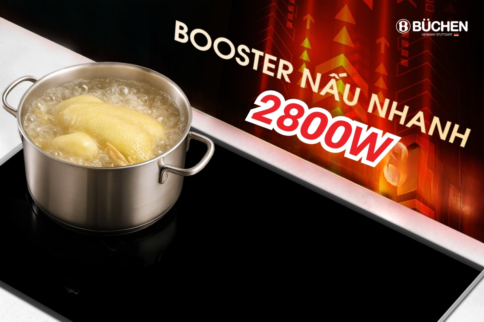 Bếp từ Buchen BUC975MS