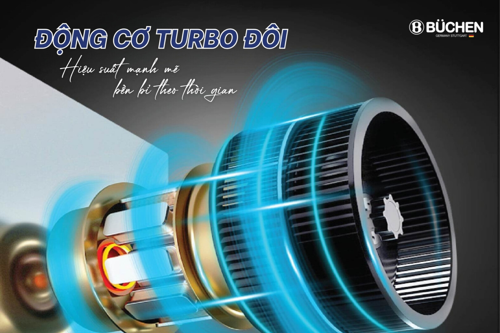 Máy hút mùi Buchen BU3688B