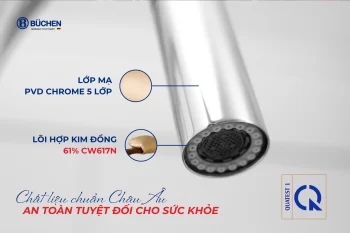 Vòi rửa bát Buchen BU639