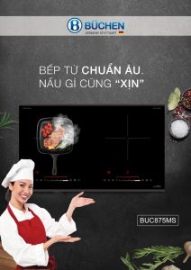 bếp từ buchen buc875ms 2 vùng nấu