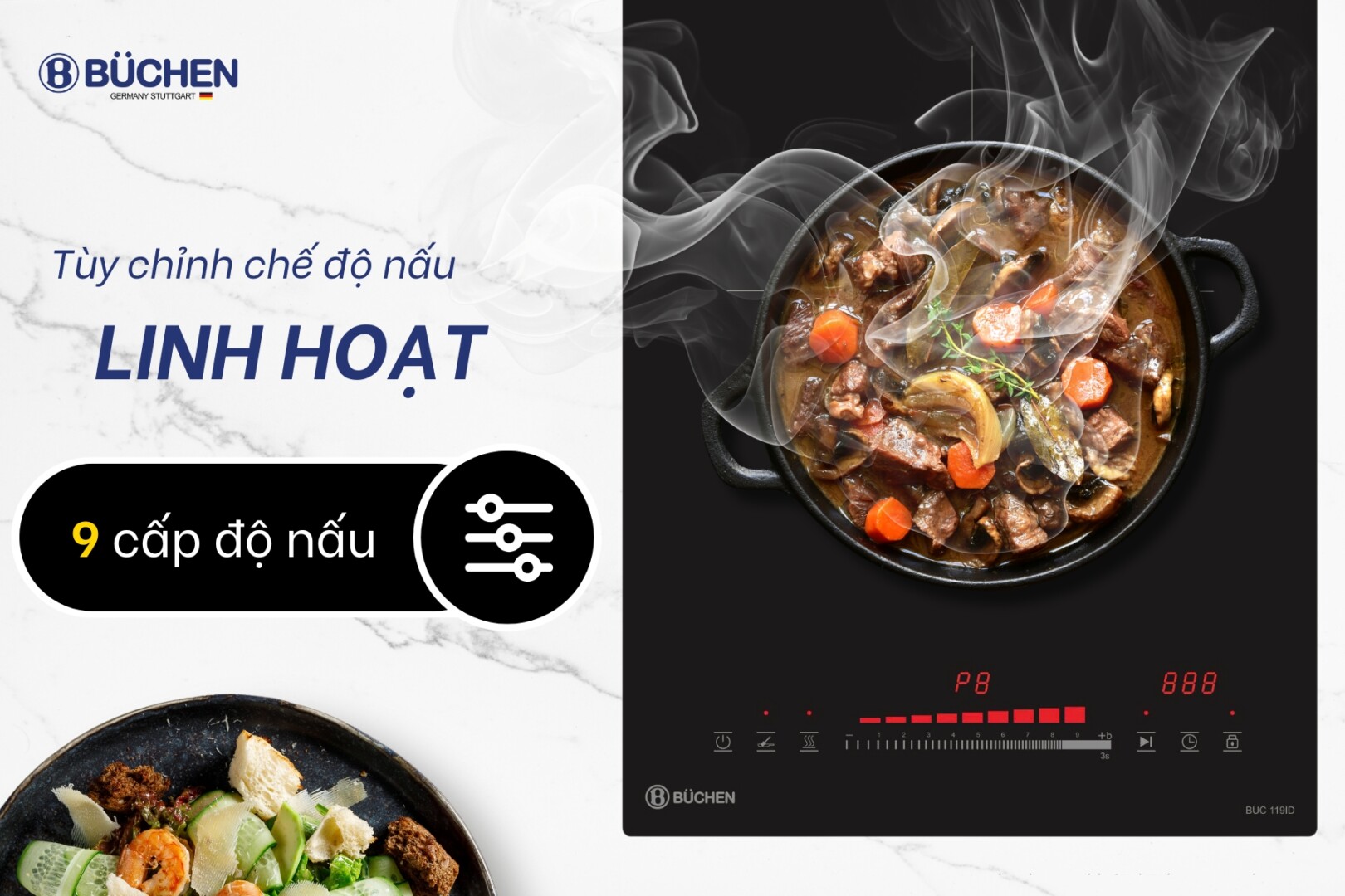 Bếp từ Buchen BUC199ID