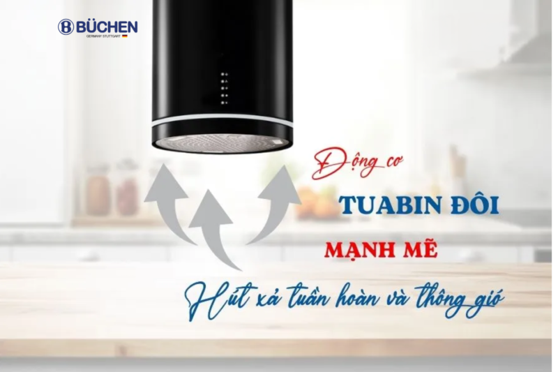 Máy Hút Mùi Buchen Smart 885ISB