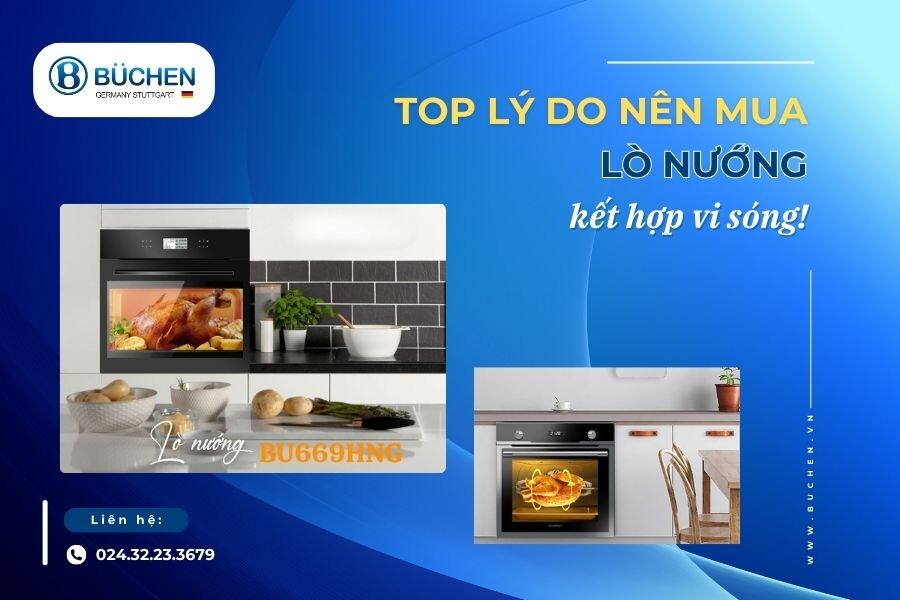 Top Những Lý Do Nên Mua Lò Nướng Kết Hợp Vi Sóng