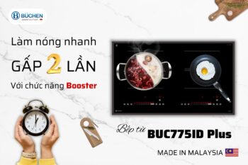 Bếp Từ Có Booster – Đun Sôi Nhanh Chóng Trong Nháy Mắt