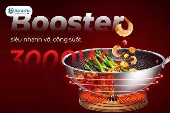 Bếp Từ Có Booster – Đun Sôi Nhanh Chóng Trong Nháy Mắt