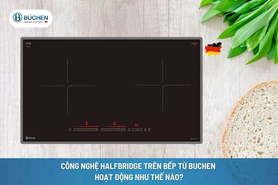 Công Nghệ HalfBridge Trên Bếp Từ Buchen Hoạt Động Như Thế Nào?