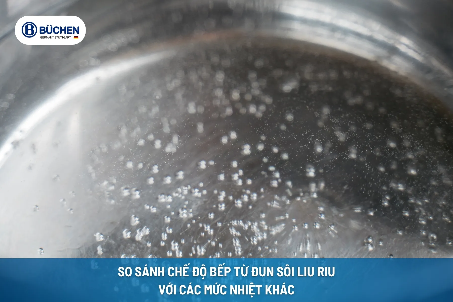 So Sánh Chế Độ Bếp Từ Đun Sôi Liu Riu Với Các Mức Nhiệt Khác