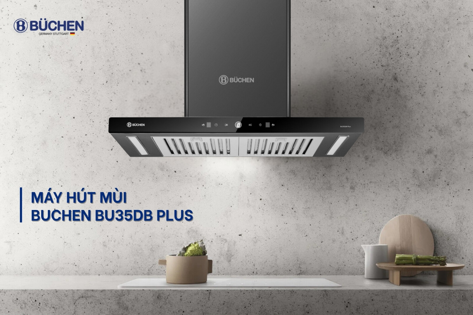 Máy hút mùi Buchen BU35DB Plus