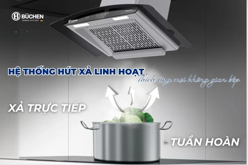 Máy hút mùi Buchen BU85HS Clean
