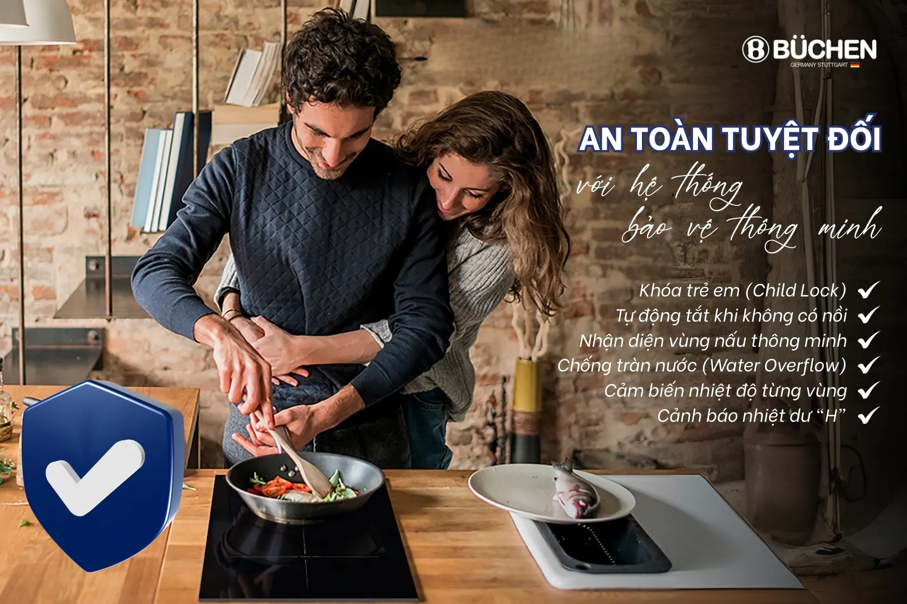 Bếp từ Buchen BU336ID Domin