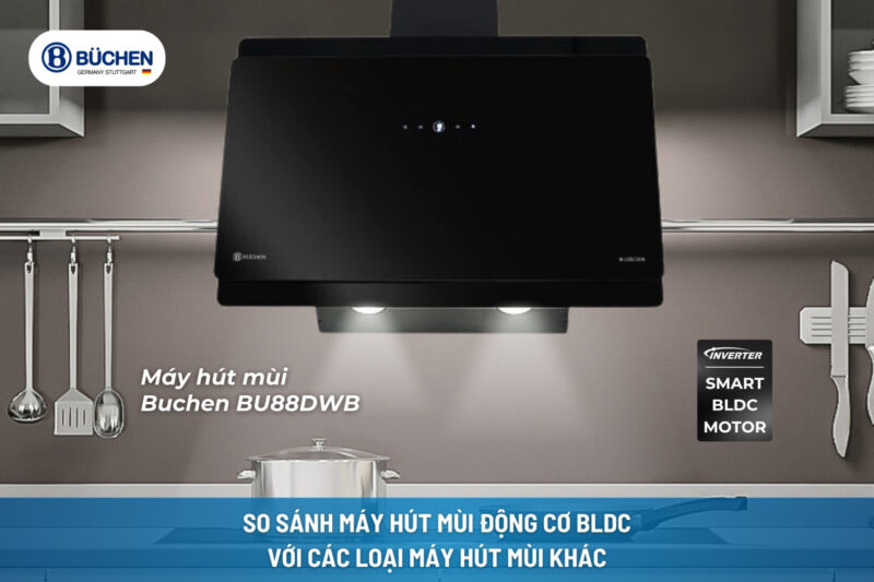 Máy Hút Mùi Động Cơ BLDC