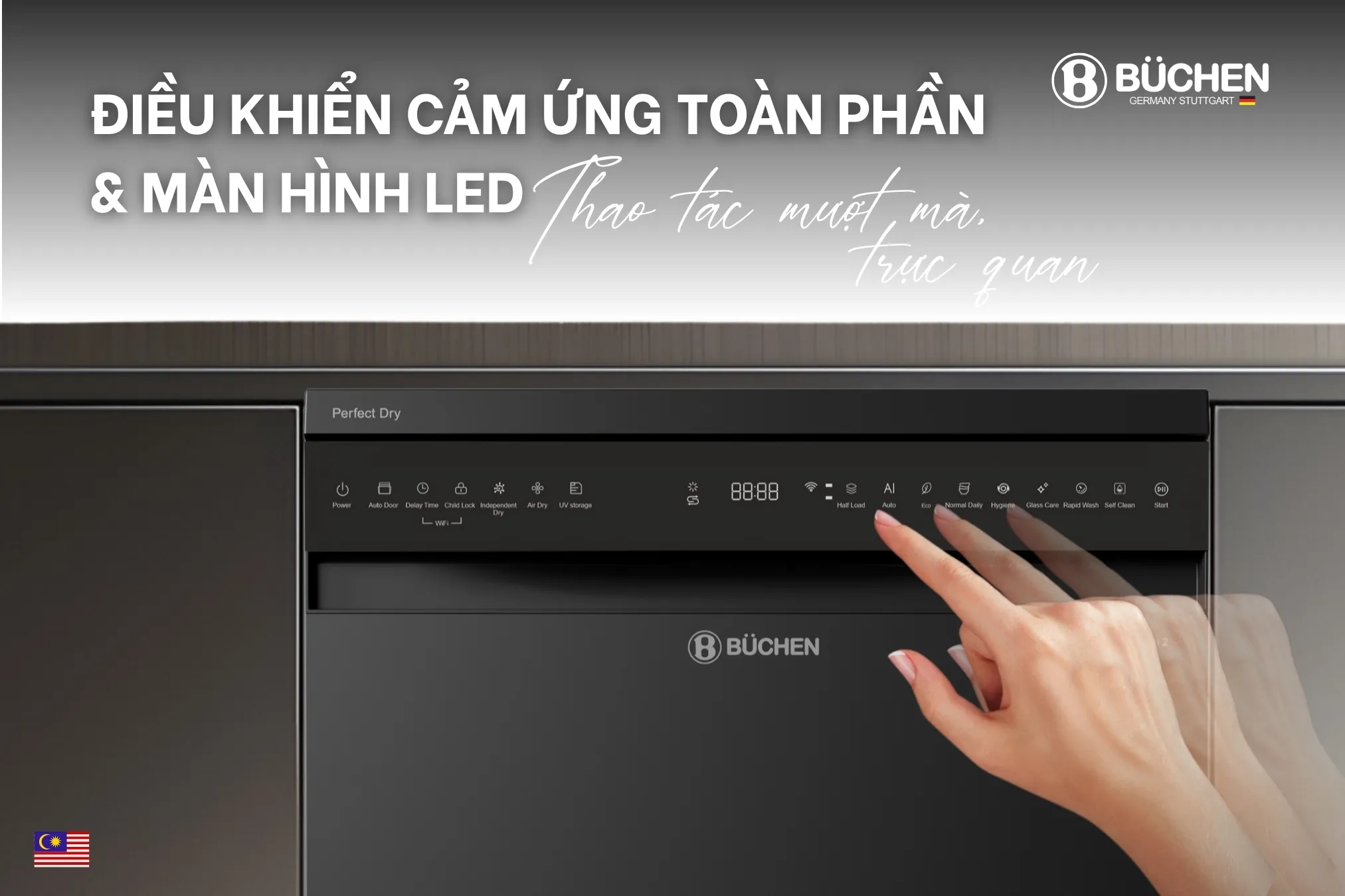 Máy rửa bát SMS80EU14MKB Seri 2
