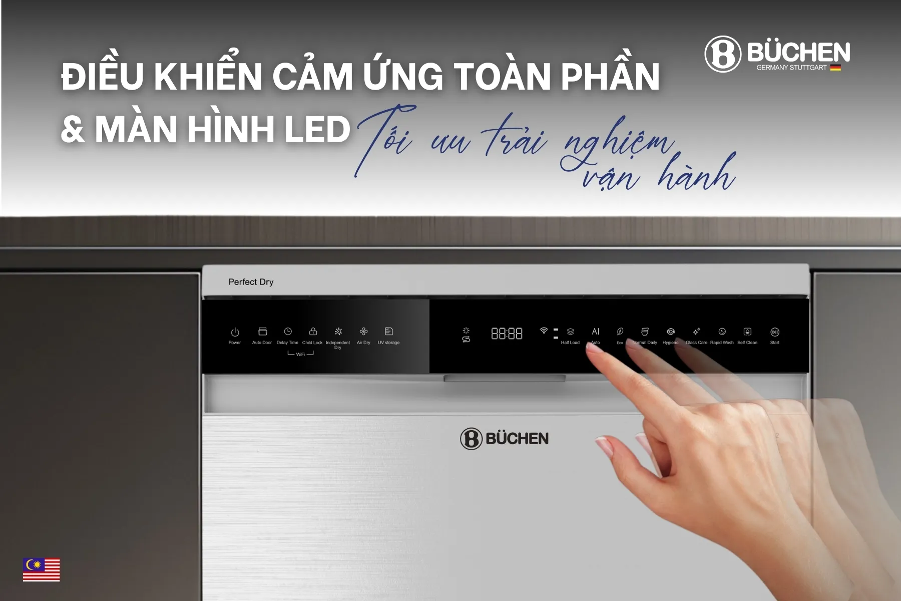 Máy rửa bát SMS80EU14MKS Seri 2