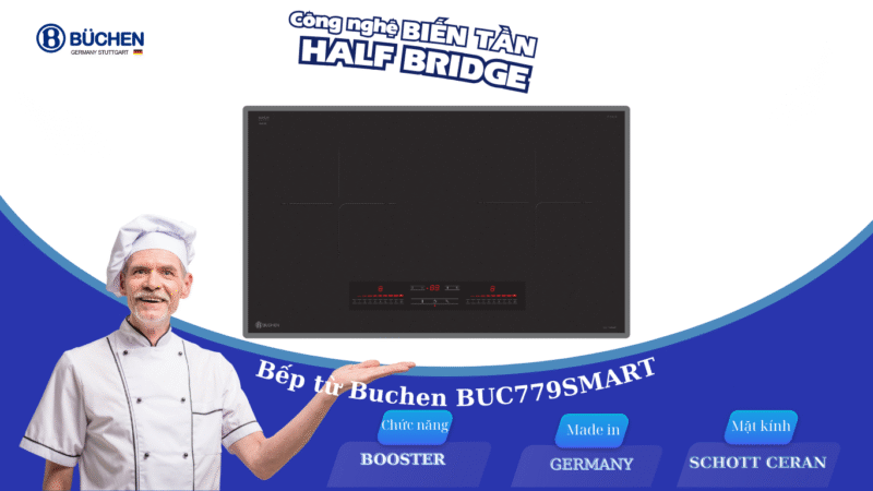 Trải nghiệm sau 1 tháng sử dụng bếp từ Buchen BUC779SMART – Có đáng tiền không? 