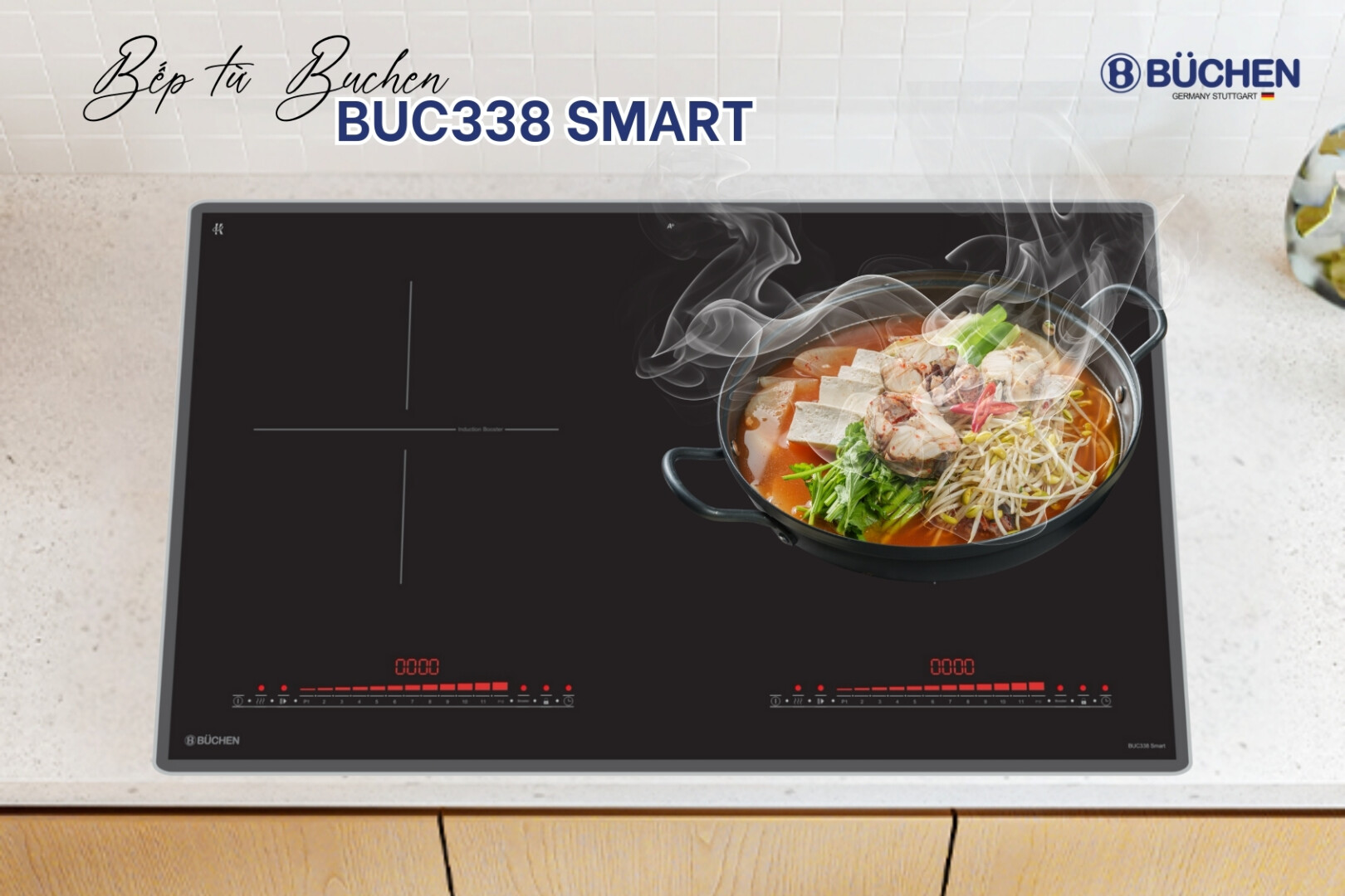 Bếp từ Buchen BUC338 Smart