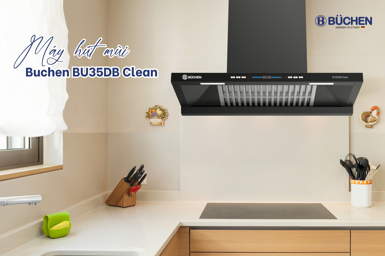 Máy hút mùi Buchen BU35DB Clean