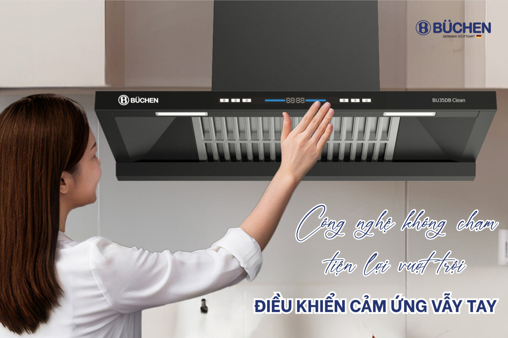 Máy hút mùi Buchen BU35DB Clean