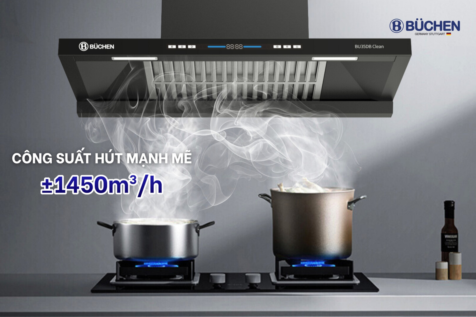 Máy hút mùi Buchen BU35DB Clean