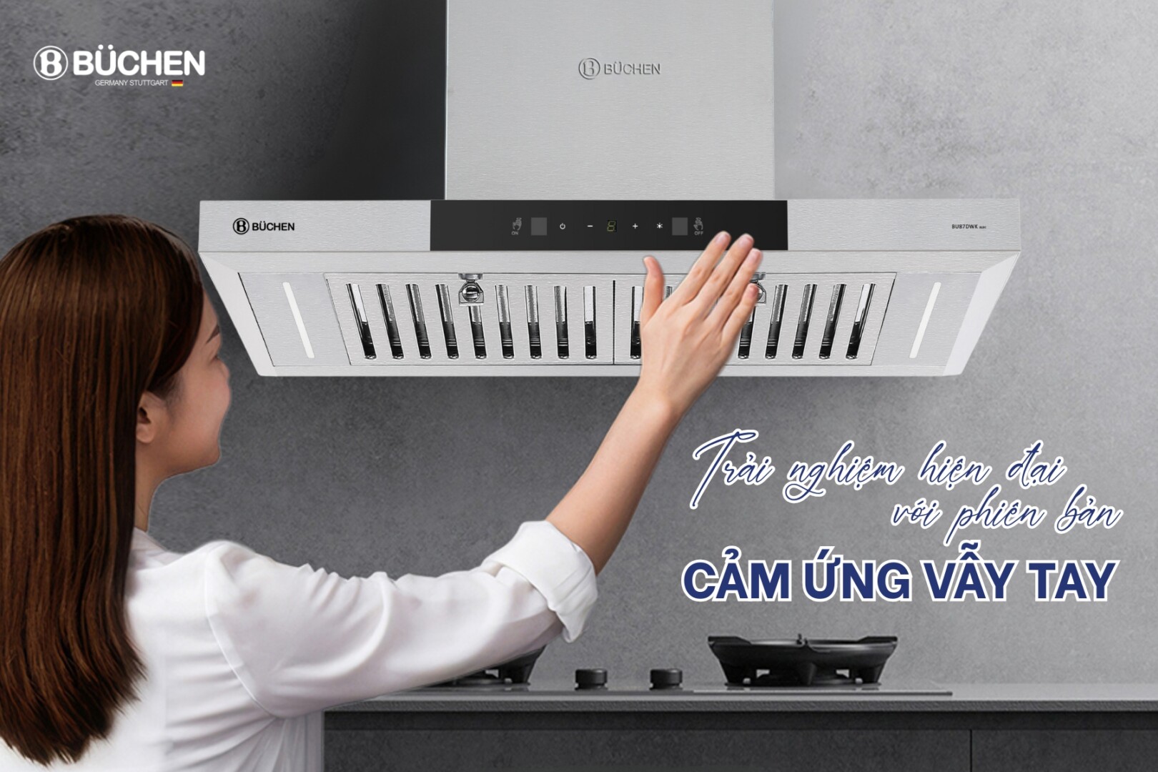 Máy hút mùi Buchen BU87DWK BLDC