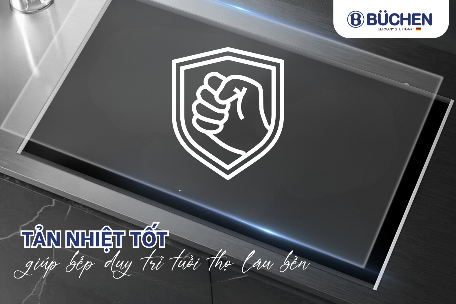 Bếp từ tiết kiệm điện nhờ quạt Turbo