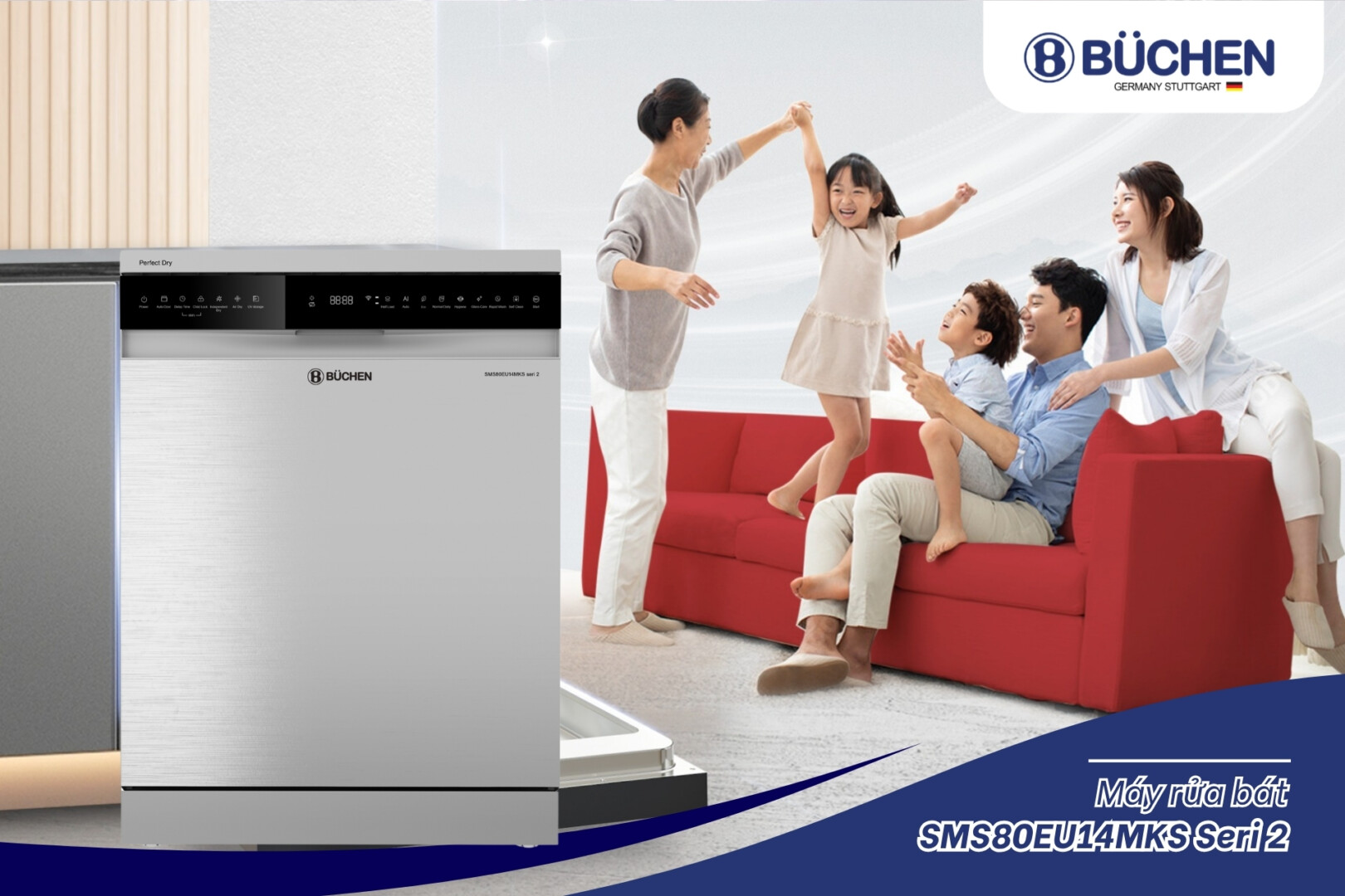 Máy rửa bát diệt khuẩn UV