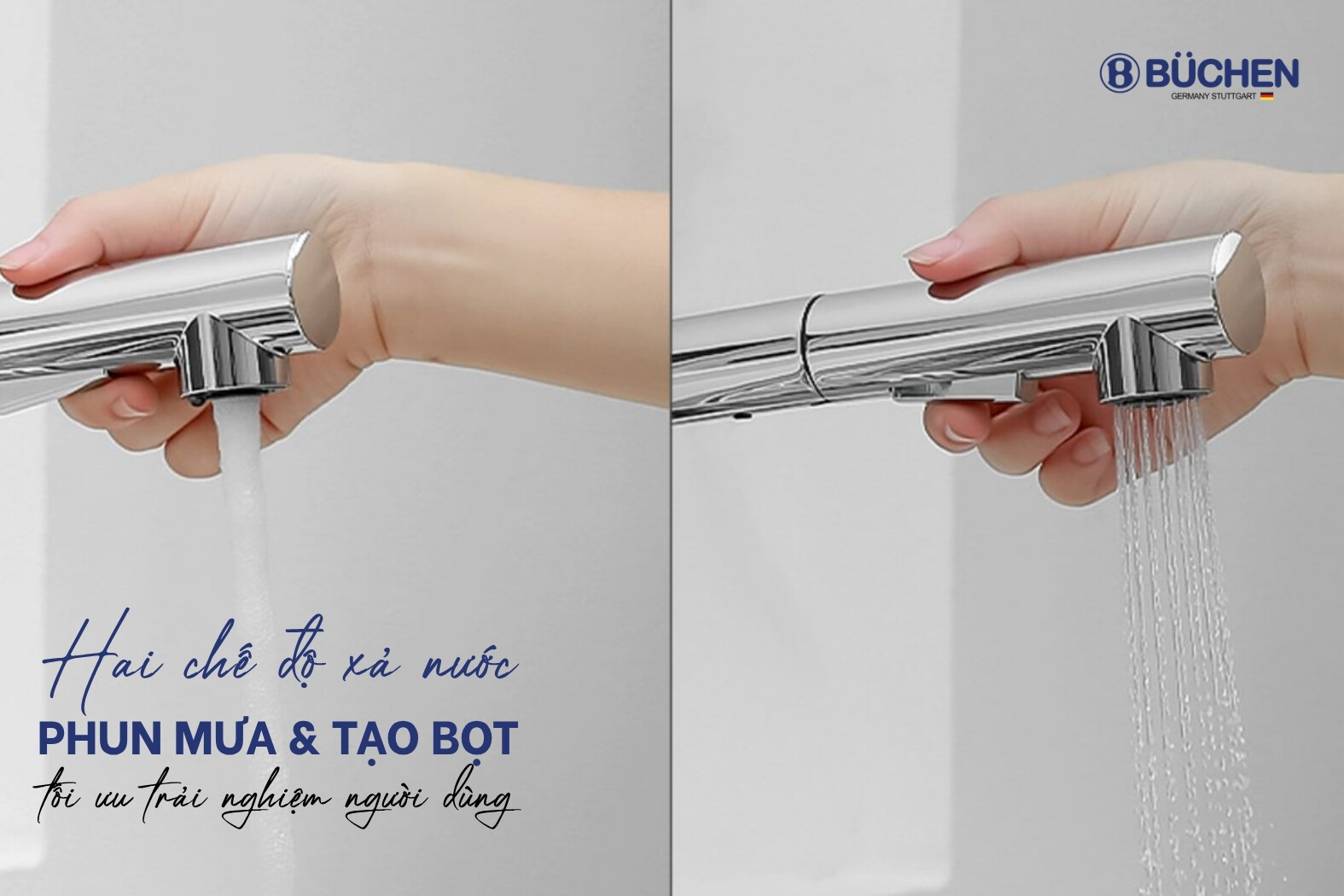 Vòi rửa bát Buchen BU640