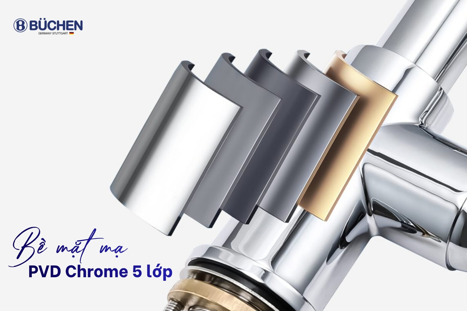 Vòi rửa bát Buchen BU640