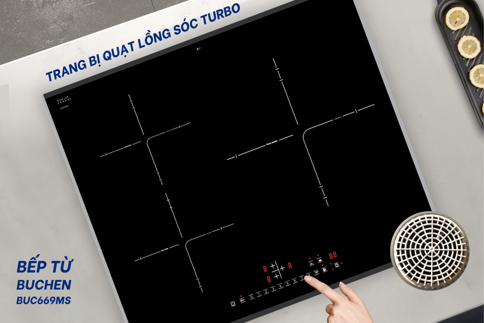 bếp từ bị nóng do quạt hỏng