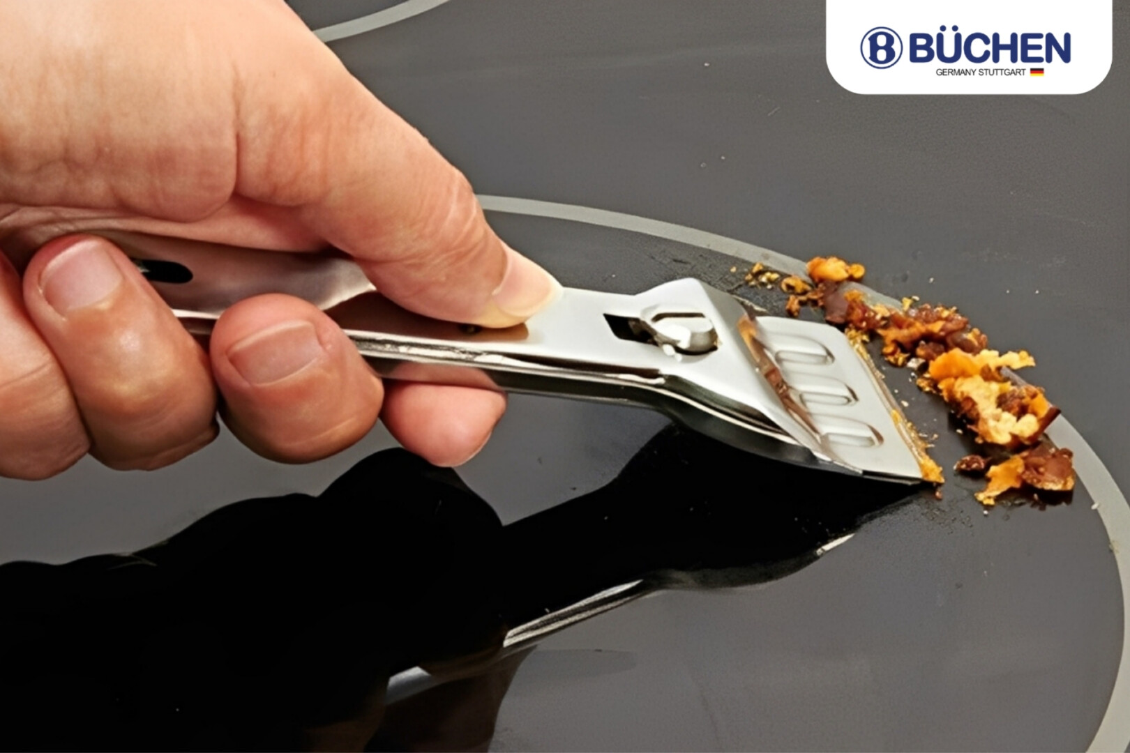 vệ sinh mặt kính bếp từ