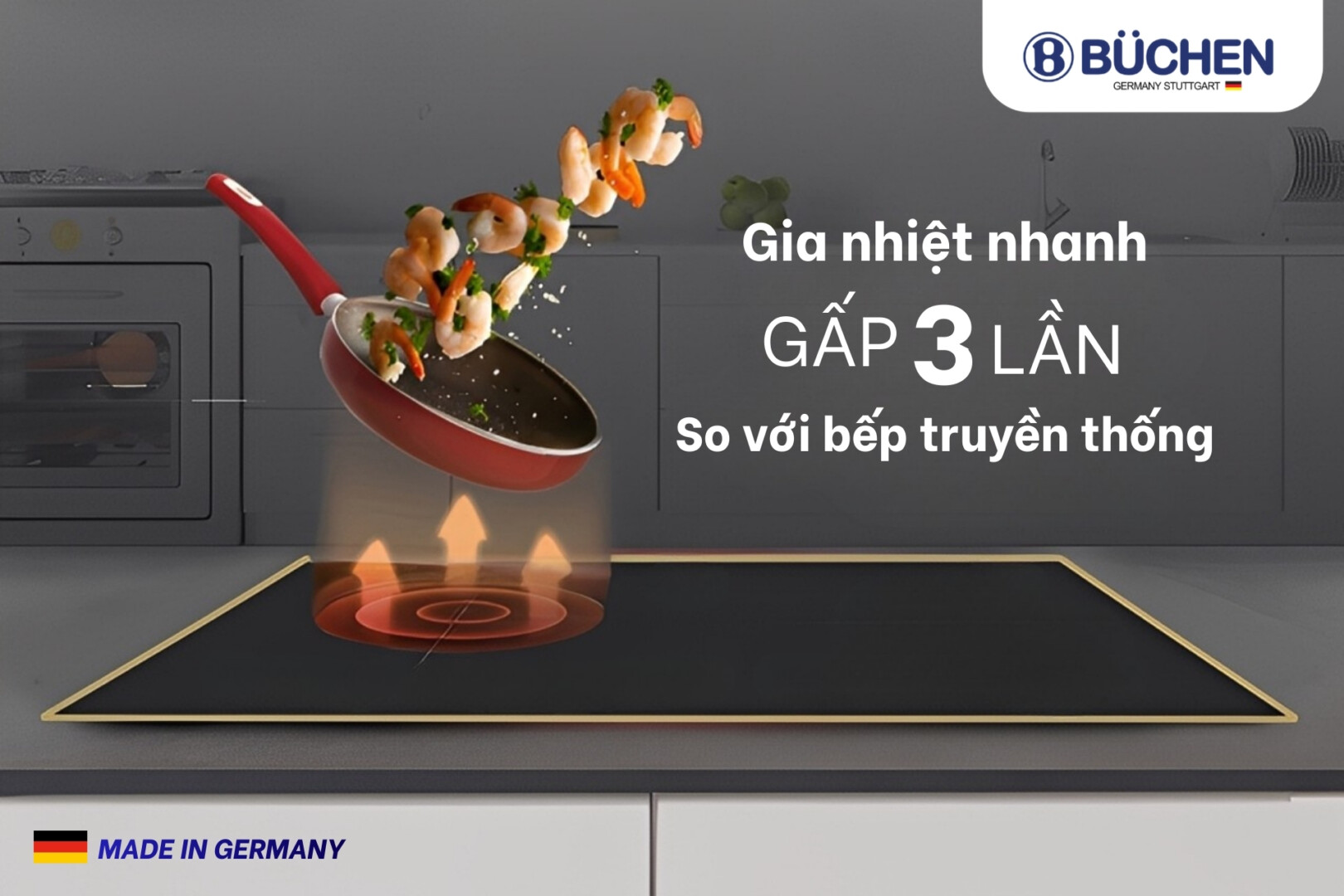 Bếp từ Đức Half Bridge