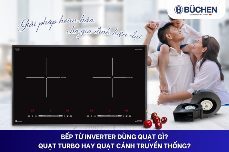 bếp từ inverter dùng quạt gì