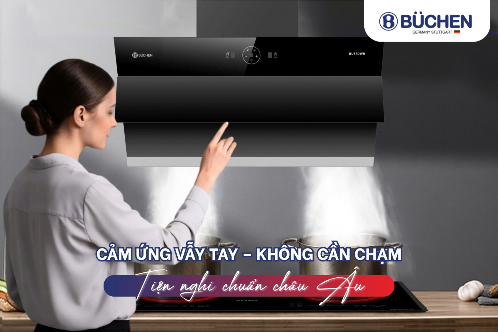 máy hút mùi không chạm