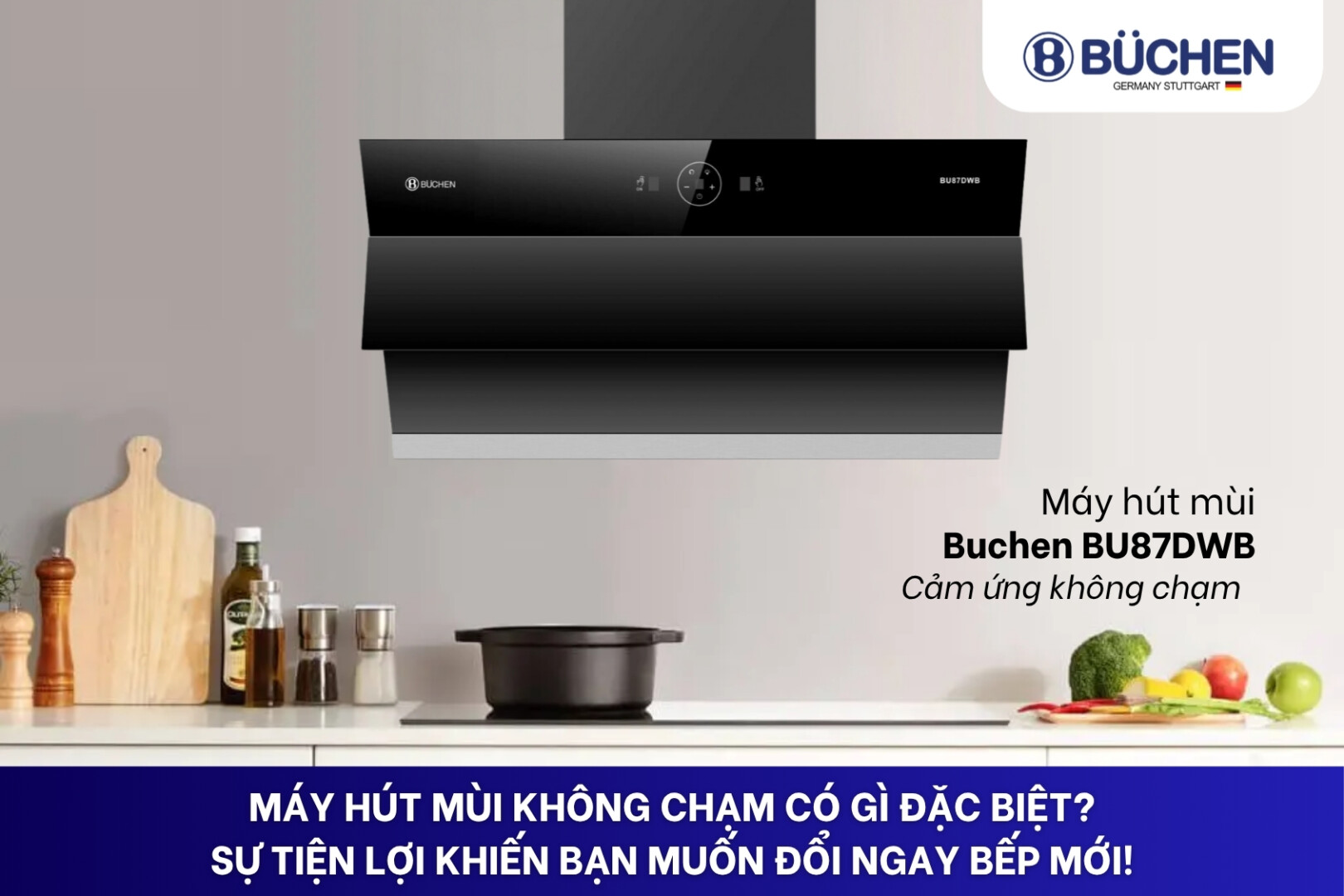 máy hút mùi không chạm