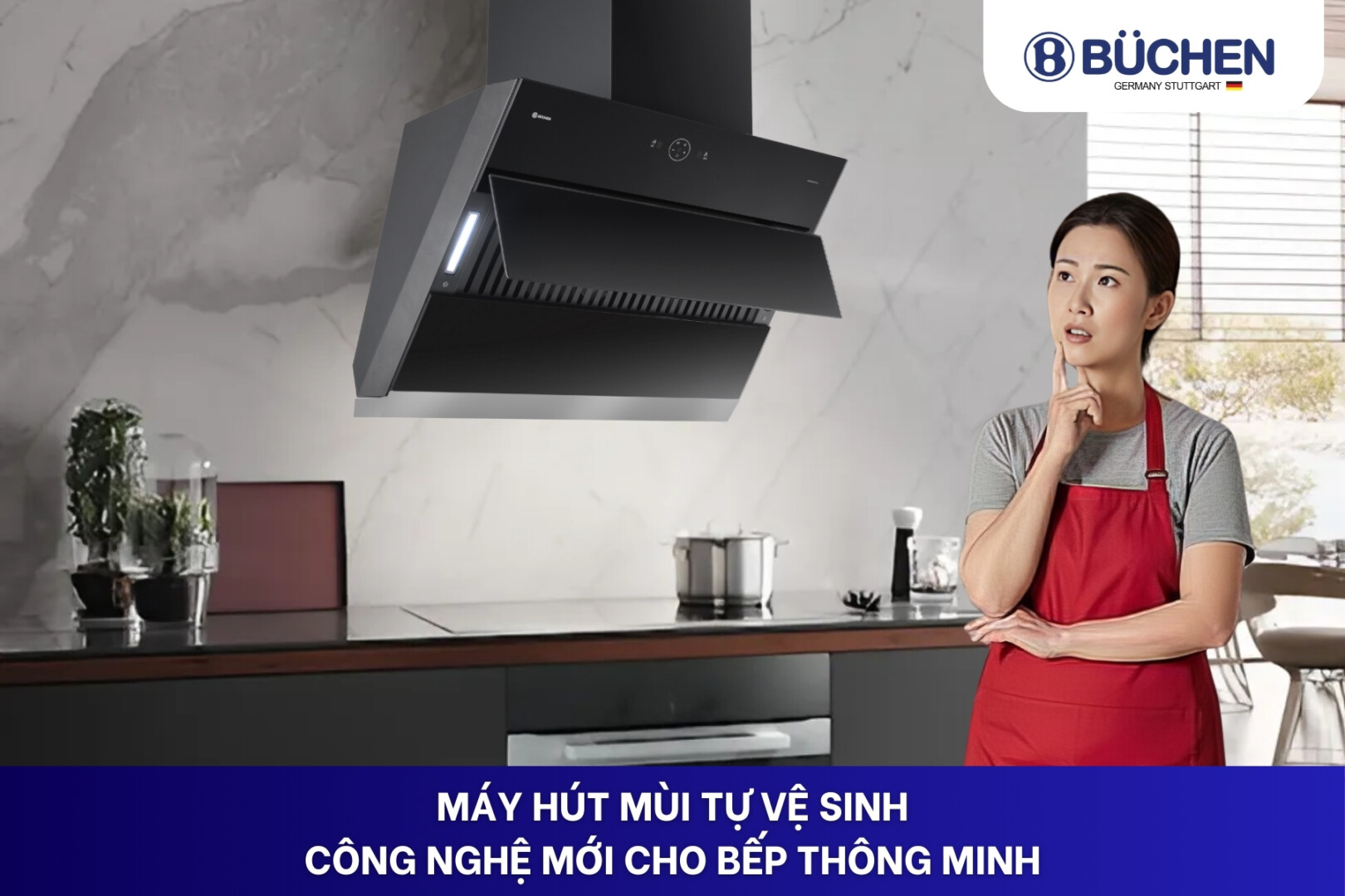 máy hút mùi tự vệ sinh