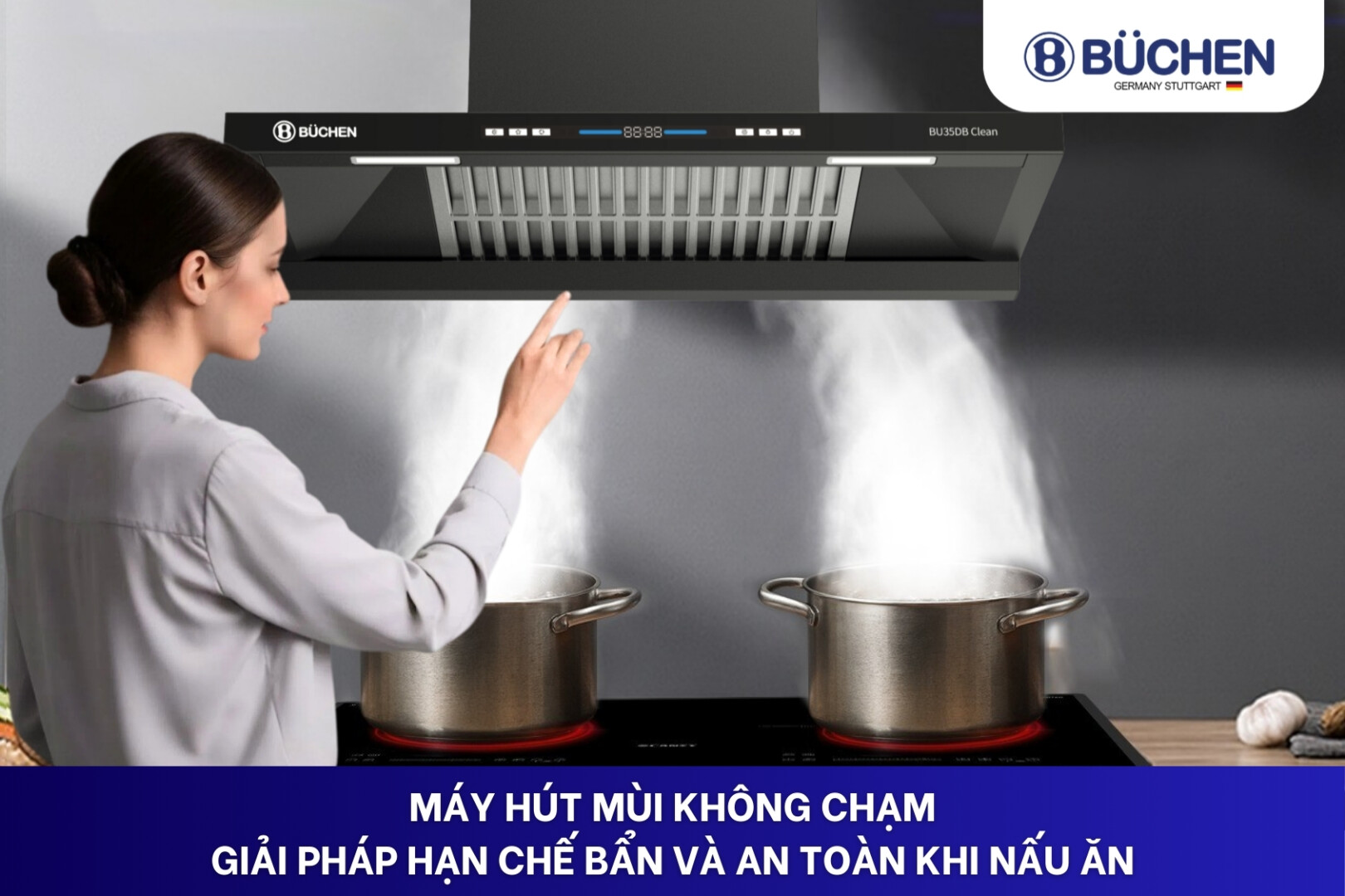 máy hút mùi không chạm