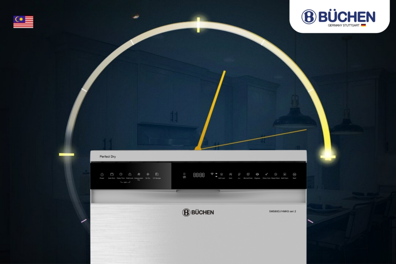 Máy rửa bát hẹn giờ