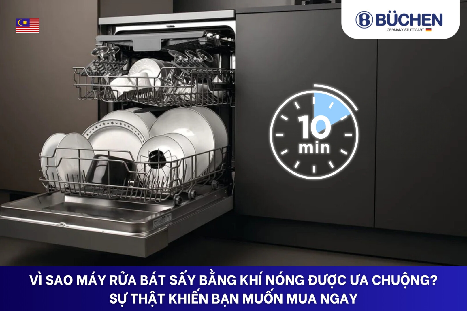 Máy rửa bát hẹn giờ