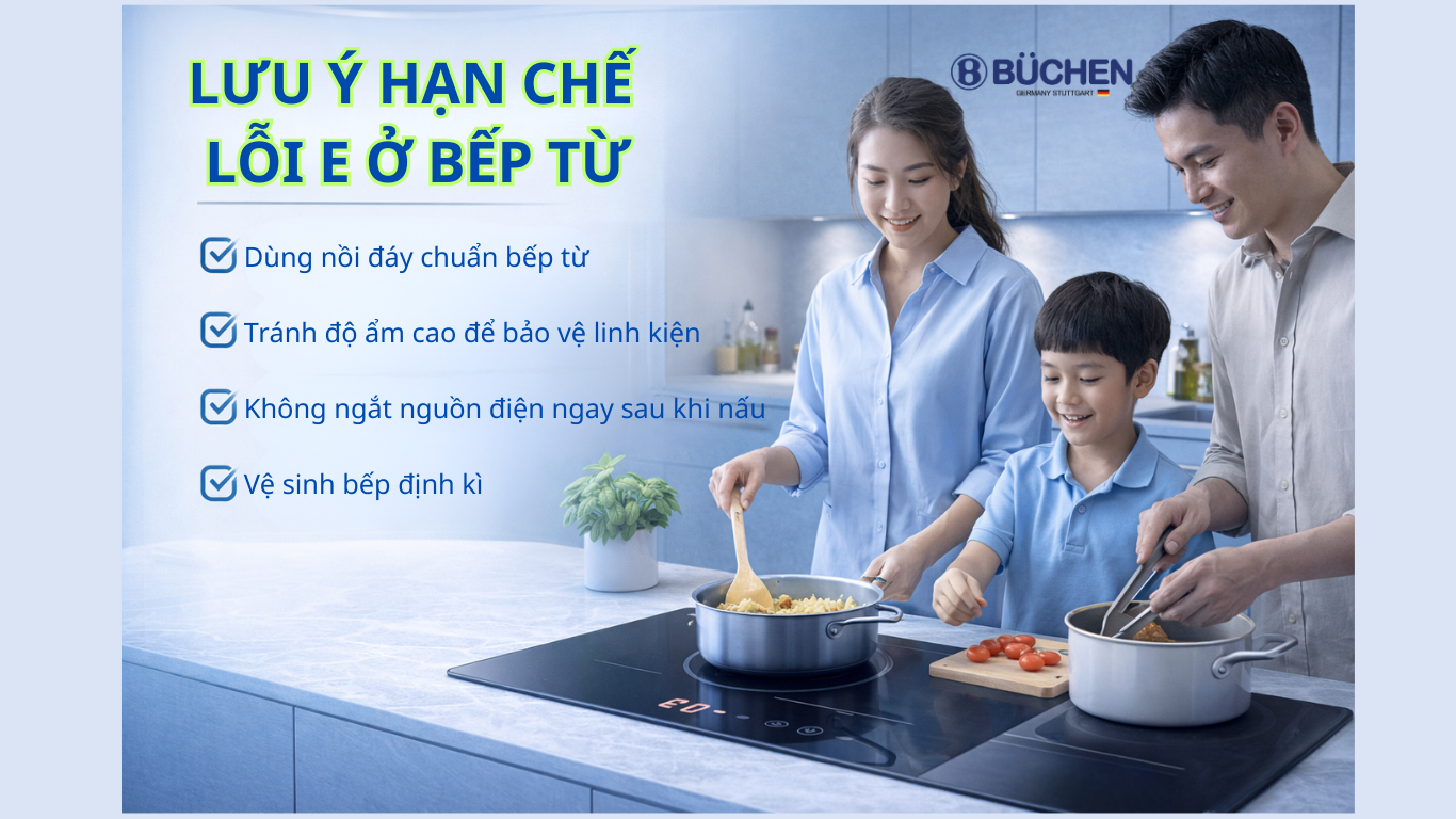 7 Mã Lỗi E Thường Gặp Ở Bếp Từ: Hướng Dẫn Chi Tiết Cách Khắc Phục Tại Nhà 