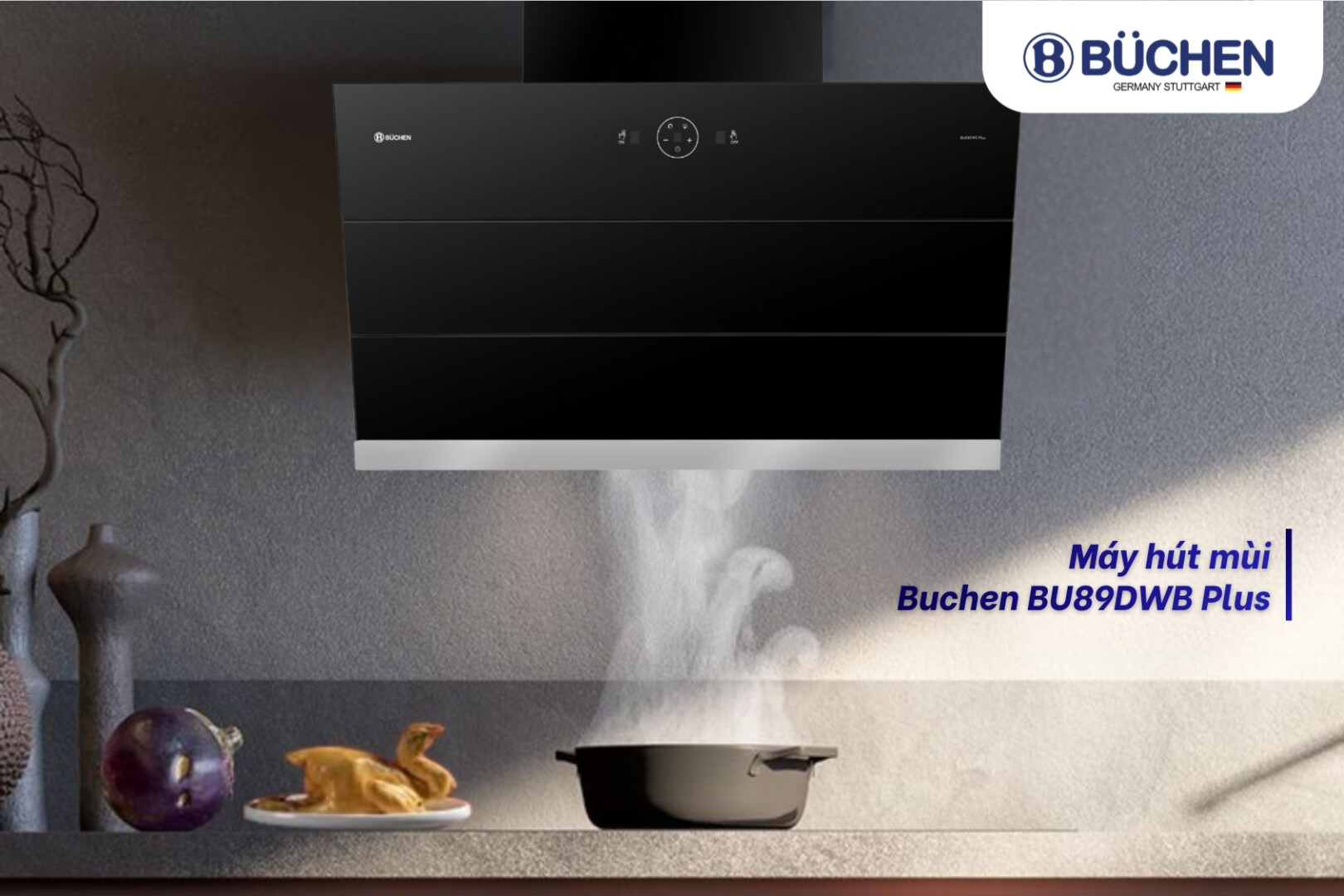 máy hút mùi tuabin đôi