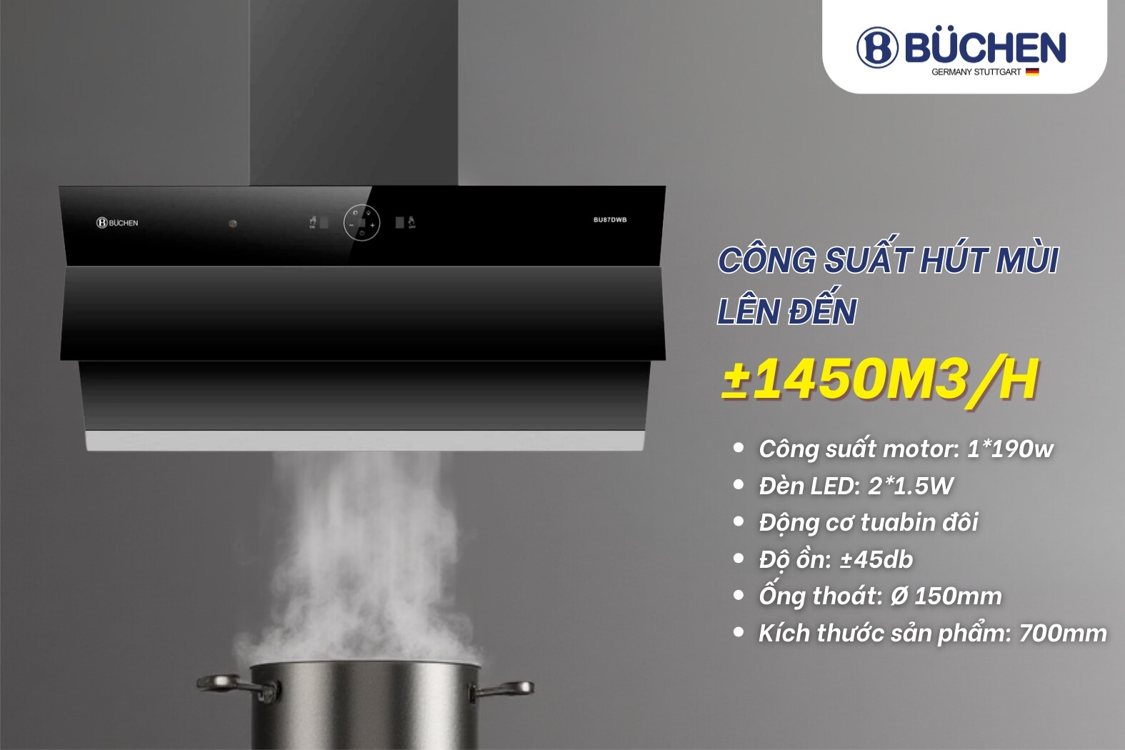 máy hút mùi Buchen AI