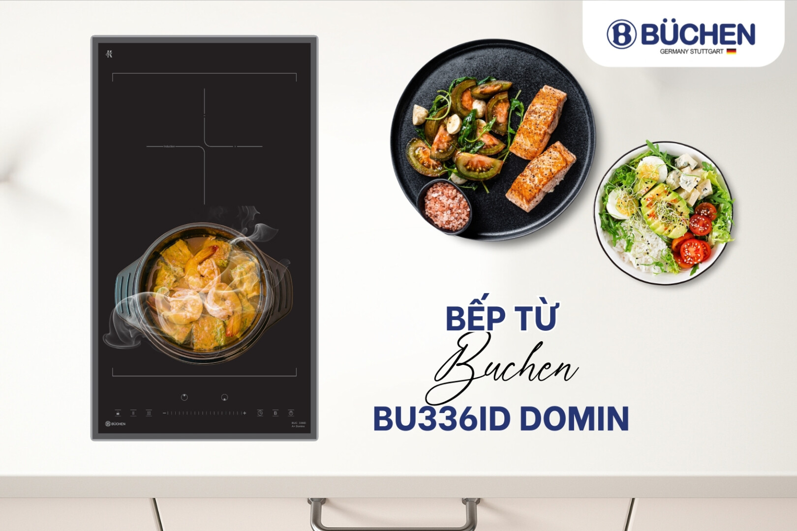 Bếp từ thiết kế nhỏ gọn