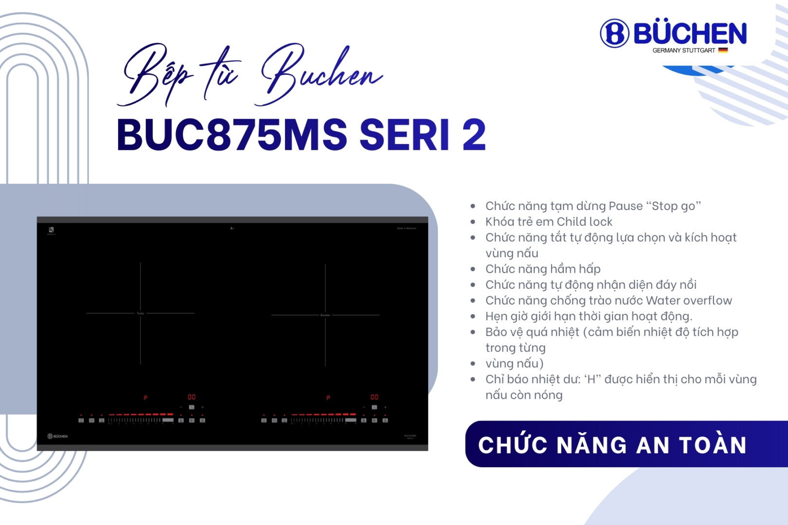 bếp từ Buchen dùng có tốt không