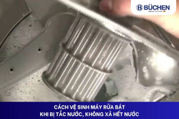 vệ sinh máy rửa bát
