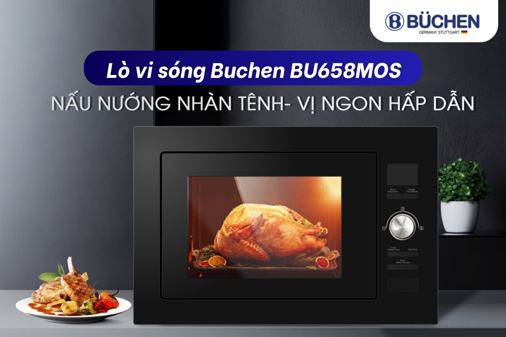 lò vi sóng cho căn hộ cao cấp