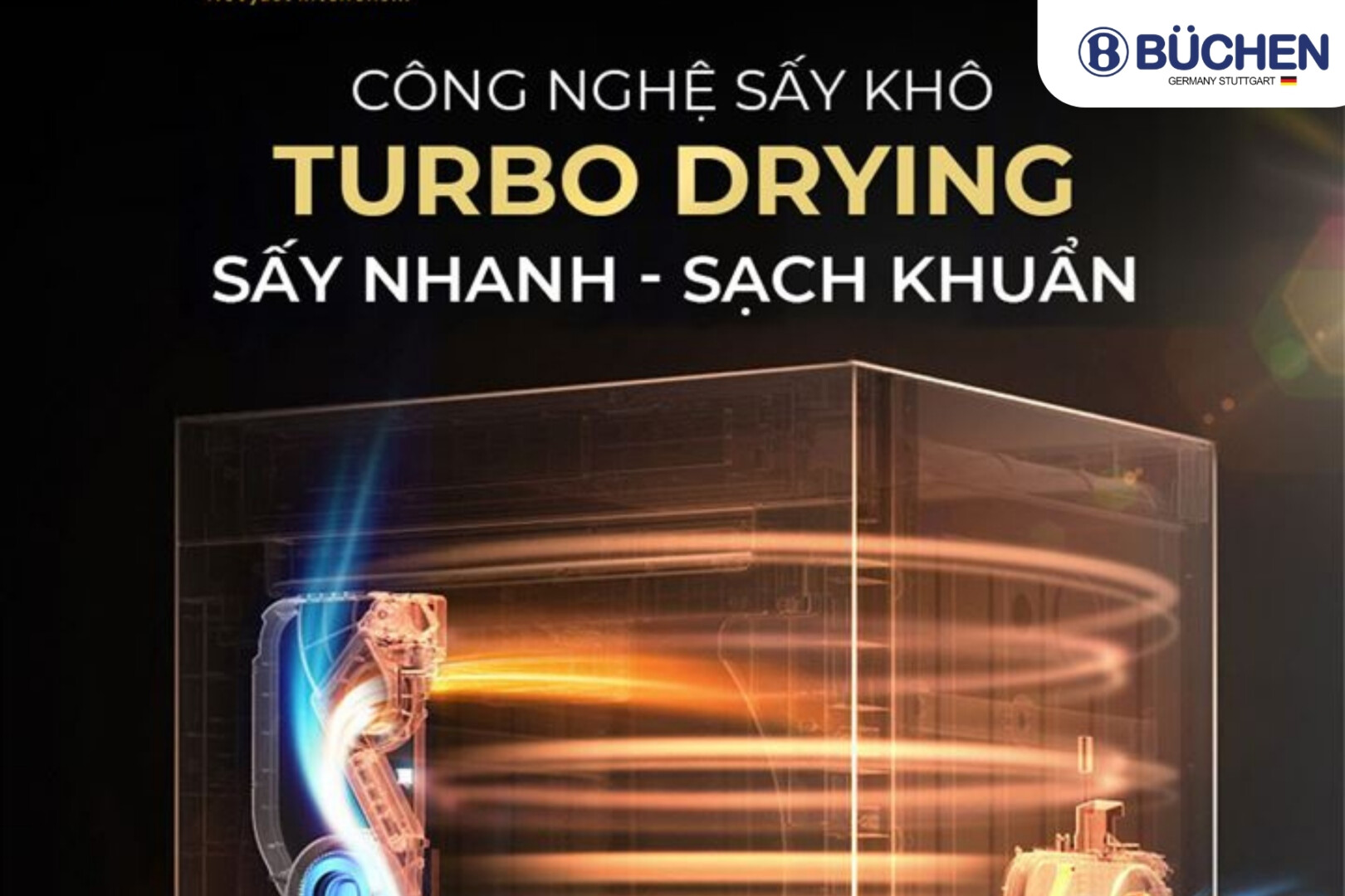 máy rửa bát bị đọng nước