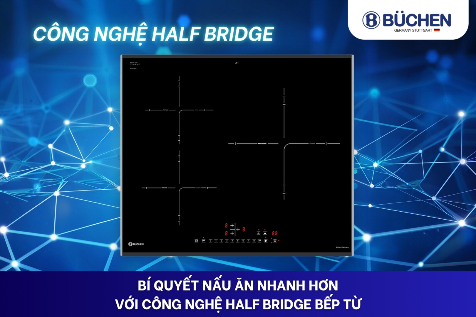 Công nghệ Half Bridge bếp từ