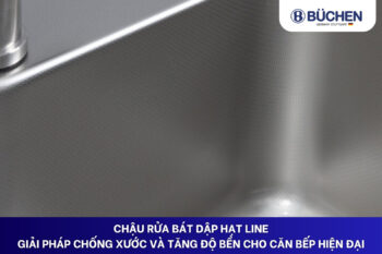 Chậu rửa bát dập hạt Line