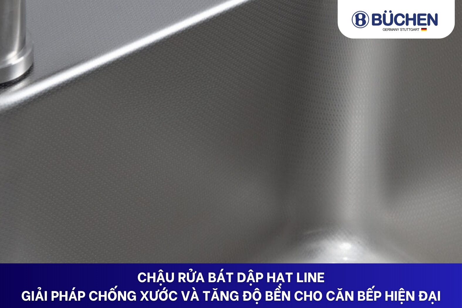 Chậu rửa bát dập hạt Line