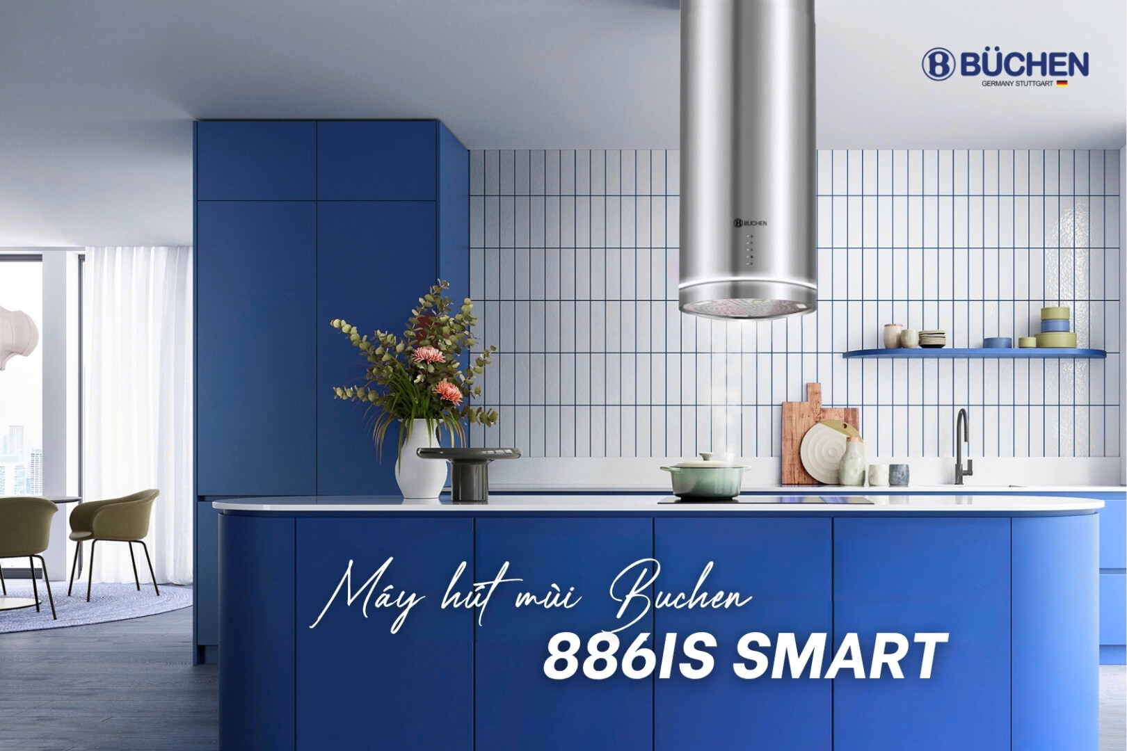 MÁY HÚT MÙI BUCHEN 886IS SMART
